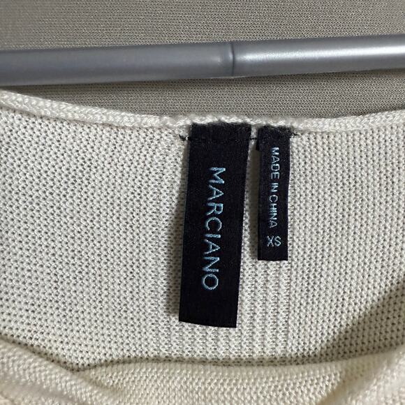 MARCIANO sz XS white long sleeve‎ sweater - Picture 5 of 9